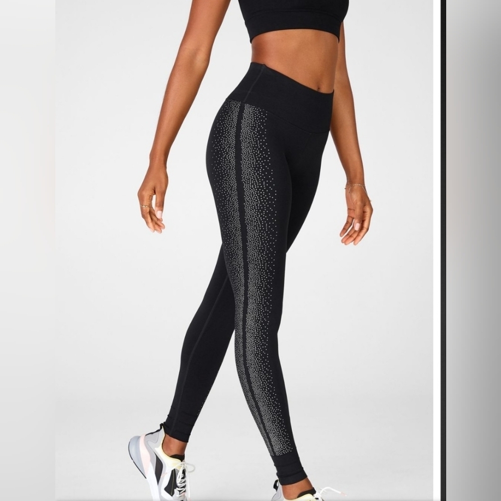 FABLETIC High-Waisted Sculptknit Reflective Legging S.